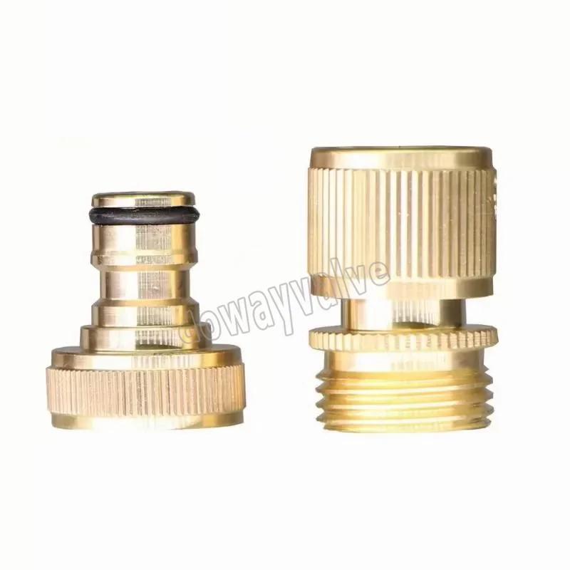 Garden Hose Female 3/4" Brass Quick Connector Coupling