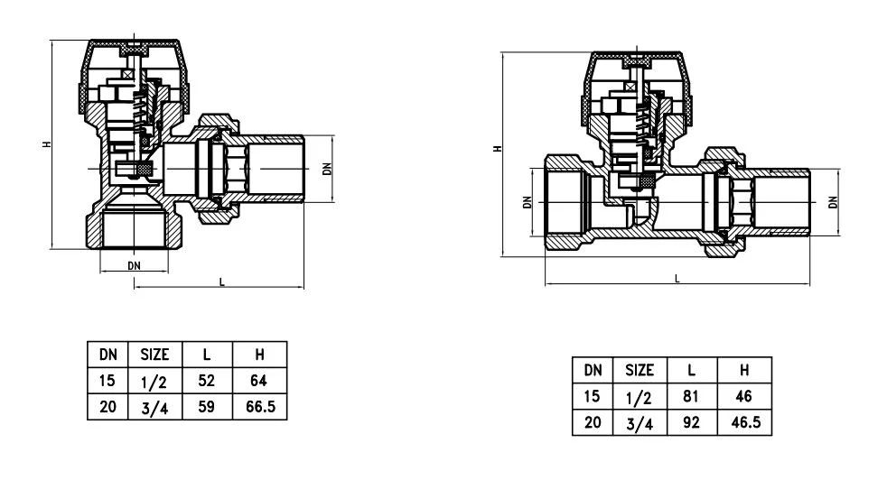 Angle Brass Chrome Plated Thermostatic Radiator Valve